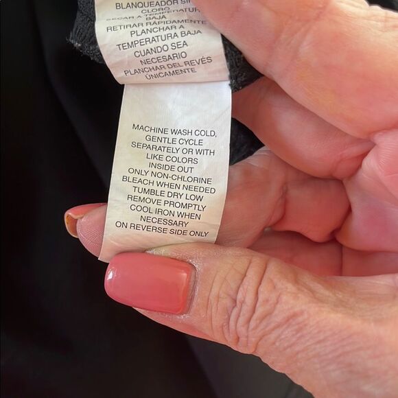 Place Black Dress with Embellished neck Size 7/8 Gently Used - Picture 6 of 6